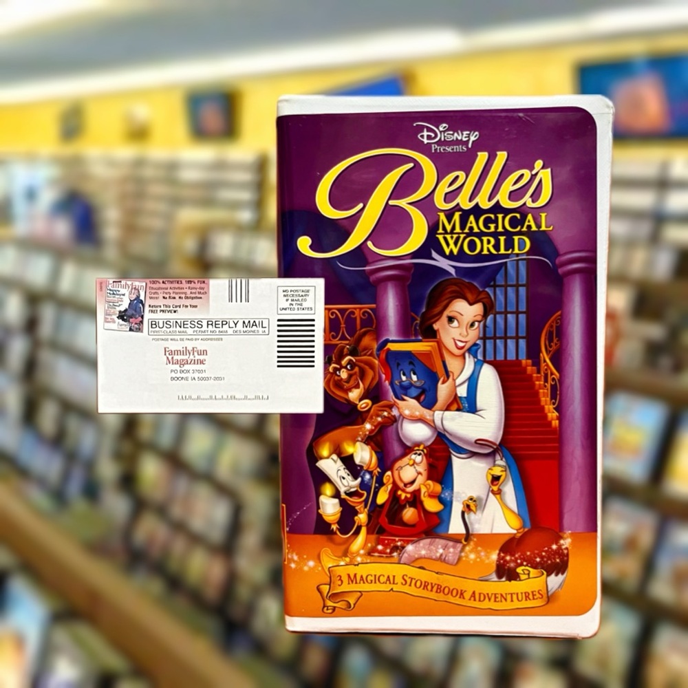1998 Disney Presents BELLE’S MAGICAL WORLD Vhs #12546